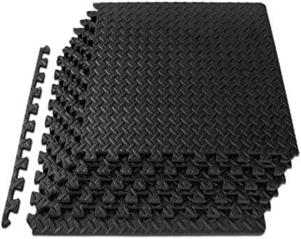 ProsourceFit Puzzle Exercise Mat ½”, EVA Interlocking Foam Floor Tiles for Home Gym, Mat for Home Workout Equipment, Floor Padding for Kids, Available in Packs of 24 SQ FT, 48 SQ FT, 144 SQ FT