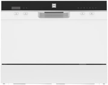 RCA RDW3208 Counter Top Dishwasher, 6 Place Settings, Portable, White