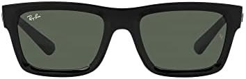 Ray-Ban Men's Rb4396f Warren Low Bridge Fit Rectangular Sunglasses