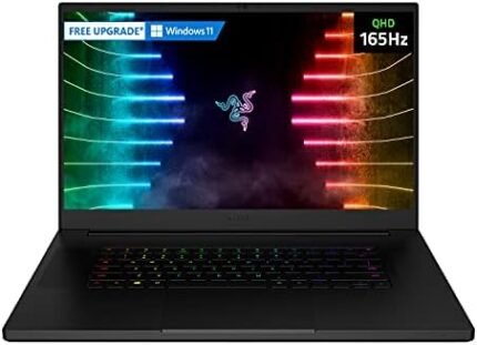 Razer Blade Pro 17 Gaming Laptop 2021: Intel Core i7-11800H 8-Core, NVIDIA GeForce RTX 3060, 17.3" QHD 165Hz, 16GB RAM, 1TB SSD - Chroma RGB - Thunderbolt 3 - SD Card Reader