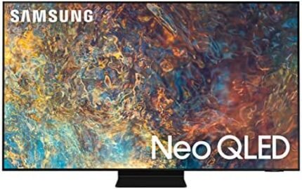 SAMSUNG 43-Inch Class Neo QLED 4K UHD QN90A Series Mini LED Quantum HDR 24x, Object Tracking Sound+, Ultra Viewing Angle, Smart TV with Alexa Built-In (QN43QN90AAFXZA, 2021 Model), Titan Black