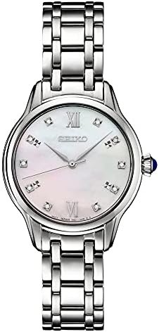 SEIKO Ladies Diamond SS MOP DIAL 10