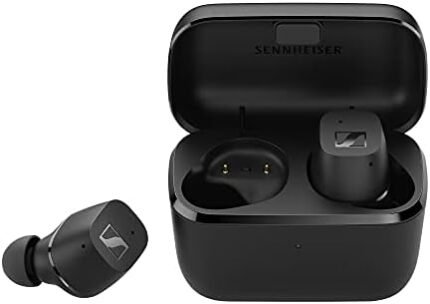 Sennheiser Consumer Audio CX True Wireless Earbuds - Bluetooth In-Ear Headphones with Passive Noise Cancellation, Customizable Touch Controls, Bass Boost, IPX4 and 27-hour Battery Life, Black