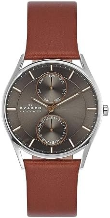 Skagen Holst Men's Watch with Stainless Steel Mesh or Leather Band