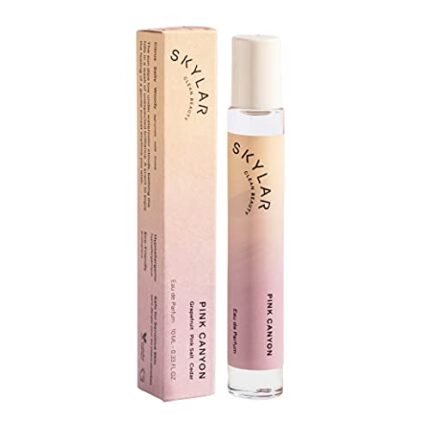 Skylar Pink Canyon Eau de Perfume - Hypoallergenic & Clean Perfume for Women & Men, Vegan & Safe for Sensitive Skin - Woody Citrus Perfume with Notes of Grapefruit, Pink Salt & Cedar - (10mL /0.33 Fl oz)