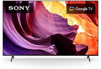 Sony 85 Inch 4K Ultra HD TV X80K Series: LED Smart Google TV with Dolby Vision HDR KD85X80K- Latest Model, Black