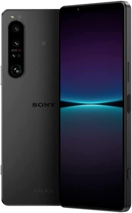 Sony Xperia 1 IV XQ-CT72 5G Dual 256GB 12GB RAM Factory Unlocked (GSM Only | No CDMA - not Compatible with Verizon/Sprint) GSM Global Model, Mobile Cell Phone – Black