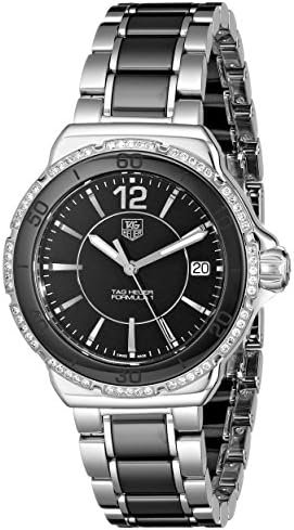 TAG Heuer Women's 'Formula 1' Black Diamond Dial Ceramic Watch WAH1212.BA0859