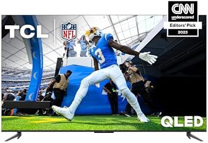 TCL 55-Inch Q6 QLED 4K Smart TV with Google (55Q650G, 2023 Model) Dolby Vision, Atmos, HDR Pro+, Game Accelerator Enhanced Gaming, Voice Remote, Works Alexa, Streaming UHD Television