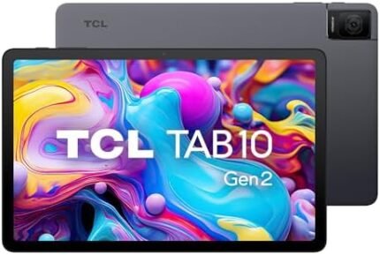 TCL TAB 10 Gen 2, 10.4" Wi-Fi Android Tablet 128GB, 2K Full HD Screen, 6000mAh Battery, Android 13, Slim Design, 2023 Release, US Version, Space Gray