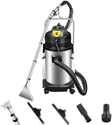 TECHTONGDA Commercial Carpet Cleaner Multi-Purpose Carpet Extractor Upholstery Wet Dry Vacuum Cleaner 40L/11Gal Floor Cleaning Machine 1000W