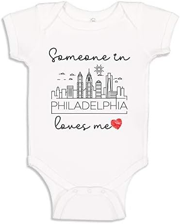 The Shirt Den Someone Loves Me In Baby Bodysuit Infant One Piece for U.S. American Cities