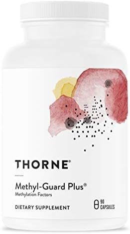 Thorne Methyl-Guard Plus - Active folate (5-MTHF) with Vitamins B2, B6, and B12 - Supports methylation and Healthy Level of homocysteine - Gluten-Free, Dairy-Free, Soy-Free - 90 Capsules