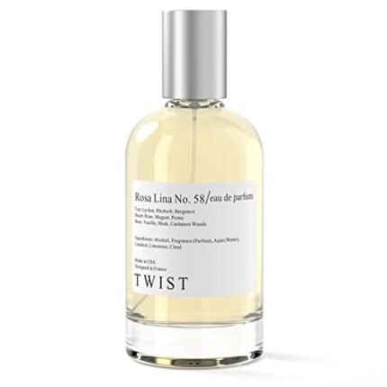 Twist Rosa Lina No. 58 Inspired by Perfume De Marly Delina, Long Lasting Perfume For Women, EDP - 100 ml | 3.4 fl. oz.