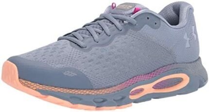 Under Armour Women's HOVR Infinite 3, Washed Blue (400)/Playful Peach, 11 M US