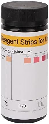 Urine Reagent Strips,100pcs Ketone Reagent Strips 15S Accurate Results e Results VC Resistant Reliable Portable Urinalysis Test Strips for Keto Dieters