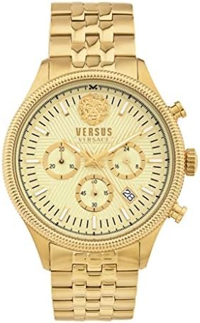 Versus Versace Colonne Chrono Collection Luxury Mens Watch Timepiece