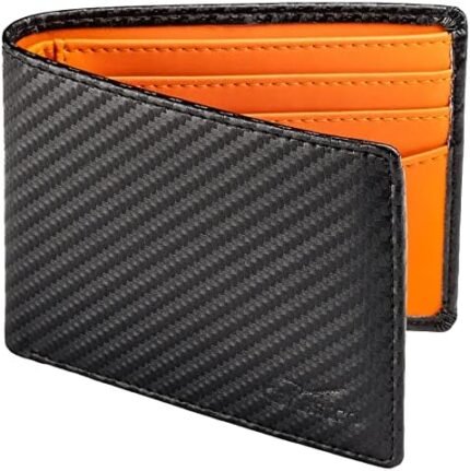 Wallet for Men’s - Genuine Leather Slim Bifold RFID Wallet - Gift for Men Packed in Stylish Gift Box