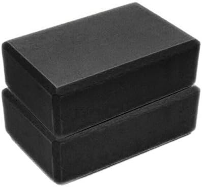 Yoga Blocks (Set of 2), 9" x 6" x 3" High Density EVA Foam Yoga Block Exercise Bricks, Soft Non-Slip Surface for Yoga, Pilates, Meditation, Block to Support and Improve Poses and Flexibility #A