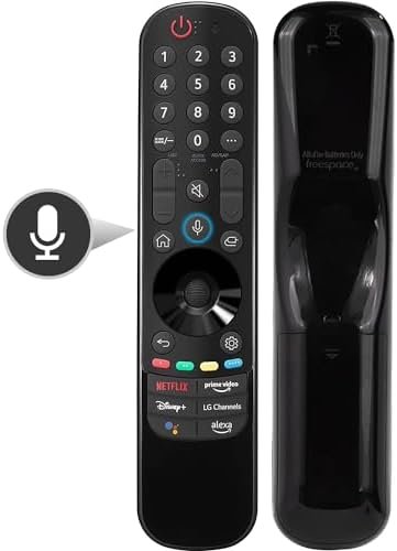 ZYK Replacement for LG Magic Remote with Pointer and Voice Function MR22GA for LG Smart TV Remote Control AKB76039902 Voice Remote for Most LG Smart TVs Including UHD OLED QNED NanoCell 4K 8K Series