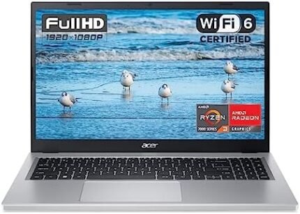 acer Aspire Thin and Light Laptop 2023, 15.6" Full HD Display, AMD Ryzen 3 7320U 4-Core Processor, 8GB LPDDR5, 512GB SSD, Long Battery Life, WiFi 6, HDMI, Type-A&C, Windows 11 Home, GM Mousepad