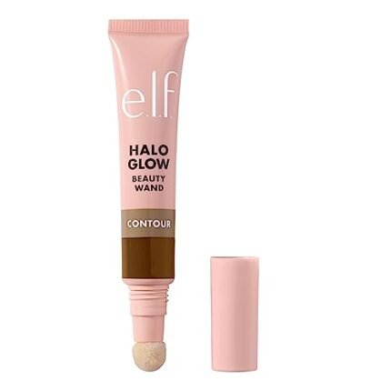 e.l.f. Halo Glow Contour Beauty Wand, Liquid Contour Wand For A Naturally Sculpted Look, Buildable Formula, Vegan & Cruelty-free, Medium/Tan