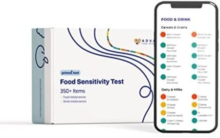 AFIL | Food & Drinks Sensitivity Intolerance Testing Kit for Adults & Kids | 350+ Items, Gluten, Dairy | Primal at Home Test Kit |