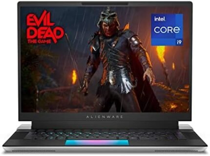 Alienware X16 R1 Gaming Laptop - 16-inch QHD+ 240Hz Display, Intel Core i9-13900HK, 32GB LPDDR5 RAM, 1TB SSD, NVIDIA GeForce RTX 4080 12GB GDDR6, Windows 11 Home - Lunar Silver