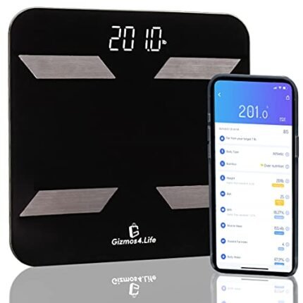 BMI Smart Scales - Digital Weight and Body Fat Scale - Track Your Fitness Progress with Our Body Analyzer Scale - Know Your Body Composition and Vital Stats - Bluetooth Scales with User-Friendly App