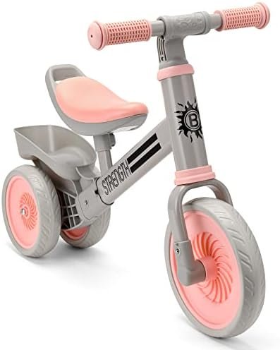 Bakeling Balance Bike - Toddler Bike,Pink Tricycles for 2-4 Year olds,Baby Balance Bike,Toddler Balance Bike,Kids Balance Bike,Baby Bike,Ride on Toys for 2-4 Year Old,Kids Bikes,Toddler Toy for Gift