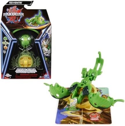 Bakugan, Special Attack Ventri, Spinning Collectible, Customizable Action Figure and Trading Cards, Kids Toys for Boys and Girls 6 and up