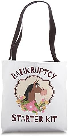 Bankruptcy Starter Kit - Fun Horse Owner Tote Bag