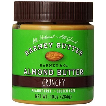 Barney Butter Almond Butter Crunchy, 10 oz (Pack of 4)