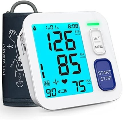 COCACIS Accurate Blood Pressure Monitors, Extra Large 9-17" Adjustable Upper Arm Blood Pressure Cuff, Oversized Operation Button & Large Display, Smart Blood Pressure Machine with USB Cable