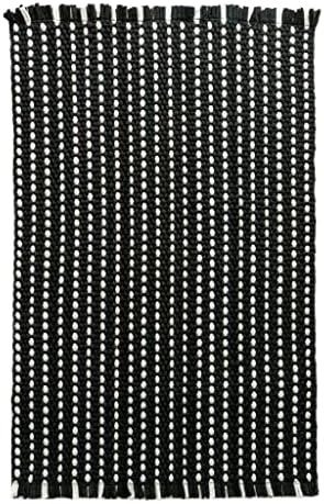 Capel Novato Black White 2'0"X3'0" Rectangle Flat Woven Rug