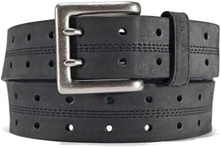 Carhartt Men's Casual Double Perf Belt, Available in Multiple Styles, Colors & Sizes