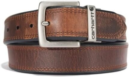 Carhartt Men's Casual Rugged Oil Finish Reversible Belts