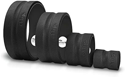 Chirp Wheel Foam Roller - Targeted Muscle Roller for Deep Tissue Massage, Back Stretcher with Foam Padding, Supports Back Pain Relief