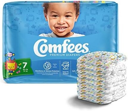 Comfees Baby Baby Diaper Size 7, Over 41 lbs. CMF-7, 20 Ct