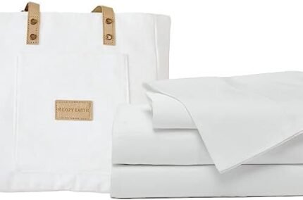 Cozy Earth White Queen Sheet Set