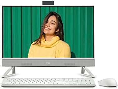 Dell Inspiron 24 5415 All in One Desktop - 23.8-inch FHD Touchscreen Display, AMD Ryzen 5-5625U Processor, 12GB DDR4 RAM, 256GB SSD + 1TB HDD, AMD Radeon Graphics, 1 Year Hardware Warranty - White