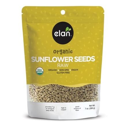 Elan Organic Sunflower Seeds, Non-GMO, Vegan, Gluten-Free , 7.1 oz