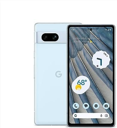 Google Pixel 7a - Unlocked Android Cell Phone - Smartphone with Wide Angle Lens and 24-Hour Battery - 128 GB -  Sea