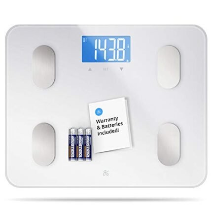 Greater Goods High Capacity Bathroom Scale, Ultra Wide, Extra Durable Platform Measures Up to 440 Pounds, Large LCD Digital Display is Easier to Read and 4 High Precision Sensors