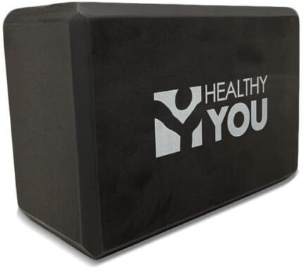 Healthy You Yoga Block 9" x 6" x 4" - Black