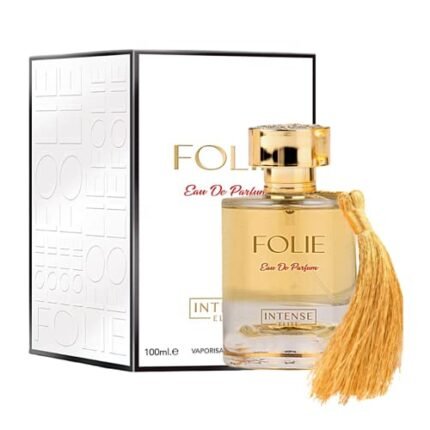 Intense Elite Folie for Women EDP, Eau de Parfum for Women 100ML (3.4Oz), Long Lasting Women's Fragnances, Woman Perfume, Designer Perfume for Women, Vanilla Perfume for Women, Intense Elite Perfumes for Women.