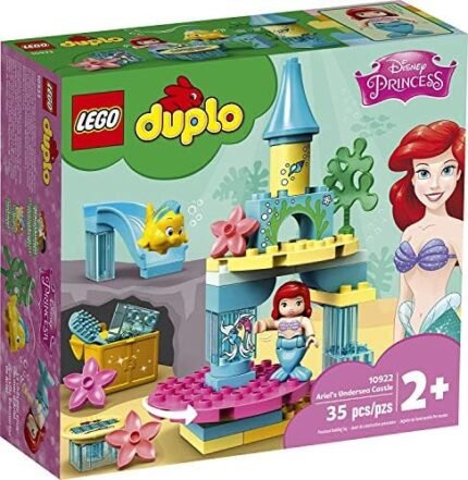 LEGO DUPLO Disney Ariel's Undersea Castle 10922 Imaginative Building Toy for Kids; Ariel and Flounder’s Princess Castle Playset Under The Sea (35 Pieces)