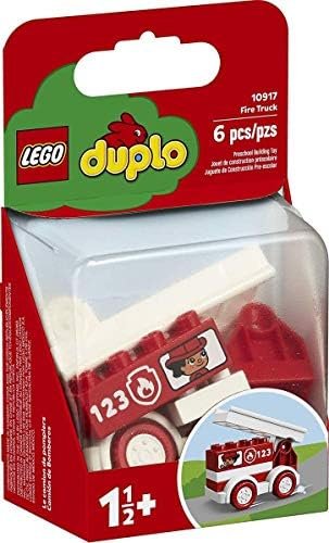 LEGO DUPLO My First Fire Truck 10917 Educational Fire Truck Toy, Great Birthday Gift for Toddlers Ages 18 Months and up (6 Pieces)