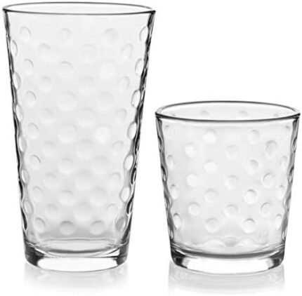 Libbey Awa 16-Piece Tumblers and Rocks Glass Set