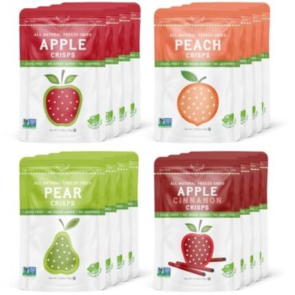 Nature's Turn Freeze-Dried Fruit Snacks, Orchard Variety Pack of 16 (0.53 oz Each)